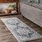 Nuloom Vintage Harriet Medallion Fringe Area Rug 2ft 6in x 6ft KHTR15A-2606 - alternate 1